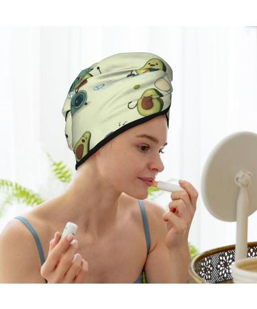 Avocado Exercise Microfiber Hair Towel - Soft Super Absorbent Coral Velvet Wrap for Long Curly & Thick Hair - Buy Online on GoSupps.com