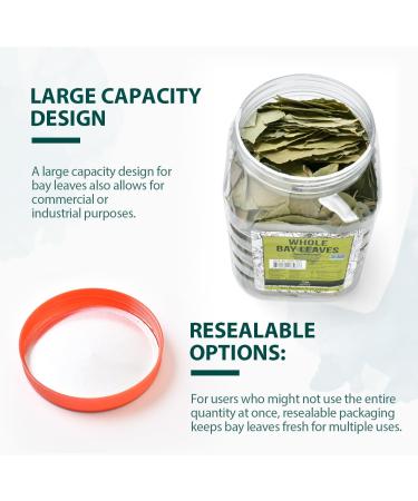 Soeos Feuilles de laurier 227 g sans OGM feuille de laurier s ch e fra chement emball e pour garder au frais herbes de laurier pour la cuisson feuilles de laurier s ch es 8 oz (227 g) - Buy Online on GoSupps.com