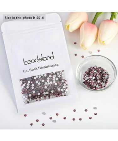 Shop Beadsland 1440 Flat Back Rhinestones SS16 - Light Purple Nail Crystals for Stunning Nail Art - Buy Online on GoSupps.com