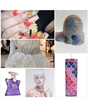 36000Pcs 3mm Jelly Rhinestones Kit - Mixed Color Resin Rhinestones for Nail Clothes Shoes Tumblers - Flat Back Round Decorative Gems - Buy Online on GoSupps.com