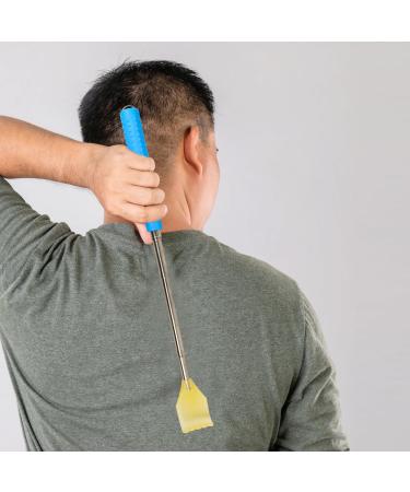 Stainless Steel Telescopic Back Scratcher - Portable Extendable Scratcher for Home Travel & Office (Blue) - Buy Online on GoSupps.com