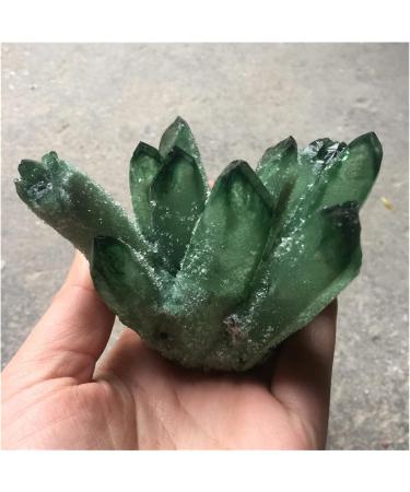 Natural Crystal Rough 1 pcs Beautiful Green Ghost Phantom Quartz Crystal Cluster Rock Stones Crystals Reiki Specimen Minerals Reiki Decoration 400-500g - Buy Online on GoSupps.com