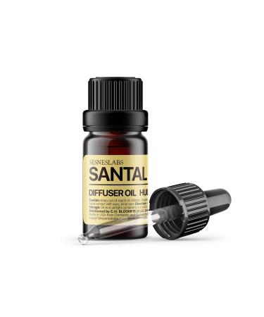 Santal Diffuser Oil, Niche Scent, Luxury Amber Coco Vanilla Cedar Sandalwood Musk Essential Oils Blend for Ultrasonic Diffuser Scent Projects(.33 oz/10 ml) 0.33 Fl Oz (Pack of 1)
