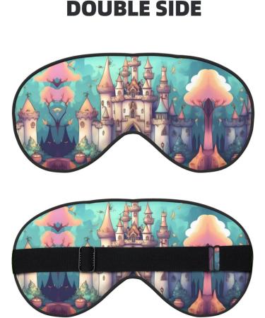 Buy Classical Castle Eye Mask - Soft Adjustable & Comfortable Sleep Mask for Men & Women | International Shipping - Buy Online on GoSupps.com