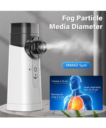 Portable Inhalation Device Set | Noiseless Treatment for Respiratory Diseases | Child & Adult Inhalator Venerbler - Buy Online on GoSupps.com