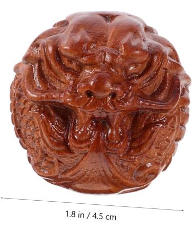 Beavorty Massage Balls - Wooden Relaxation & Fitness Balls for Hand Therapy Meditation & Finger Exercise - Baoding Chinese Medicine Balls - Buy Online on GoSupps.com
