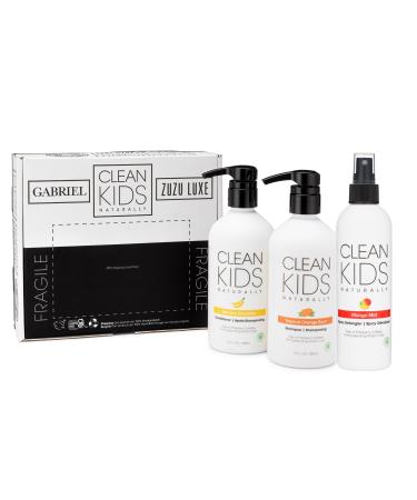 Clean Kids Naturally Bath Sets (Shampoo Conditioner & Detangler)