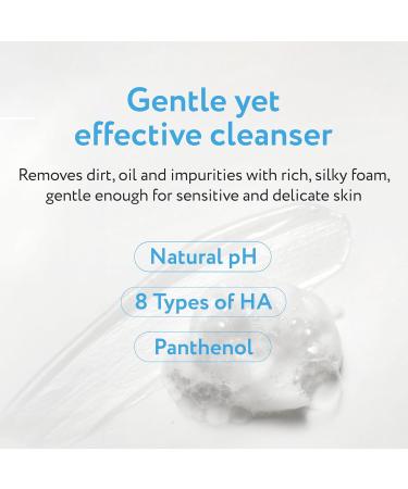 Face Republic Hydro Derma Gentle Cleanser 100ml | Extra Gentle Foam | Ceramide NP Hyaluronic Acid & Panthenol | Vegan Korean Skin Care for Sensitive Skin - Buy Online on GoSupps.com