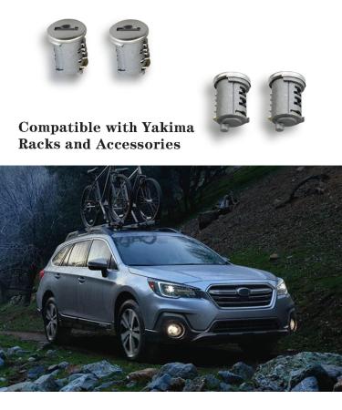 Yakima Car Rack System Lock Cylinder Set - 4 Cores, 2 Keys, 1 Control Key for Lockable Accessories - Ideal for Bikes, Surfboards, Canoes, Kayaks, Ski, Snowboard Racks - Buy Online on GoSupps.com
