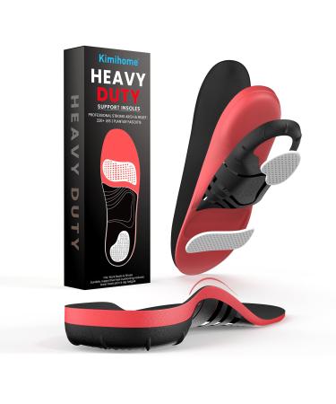 Plantar Fasciitis Relief Insoles - High Arch Support Inserts - Heel Cups & Shoe Inserts for Heel Pain Relief - Planter Facetious Relief Support Inserts - Heel Spur Relief Products - S S:Men's 6.5 - 8.5 | Women's 7.5 - 9.5