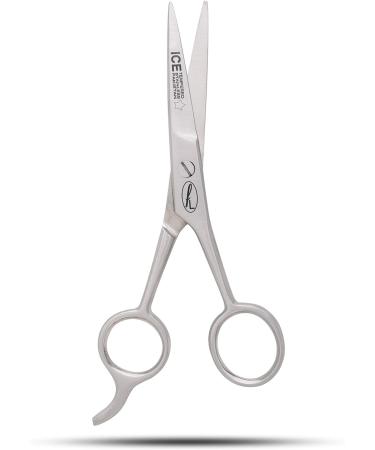 5.5 Hairdressing & Barber Scissors - Anti-Rust Ice Stainless Steel - Ergonomic Design for Hair Cutting - Men/Women - Silver Finish - Buy Online on GoSupps.com