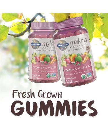 Garden of Life MyKind Organics Women's Multi - 120 Vegan Berry Gummy Vitamins - Buy Online on GoSupps.com