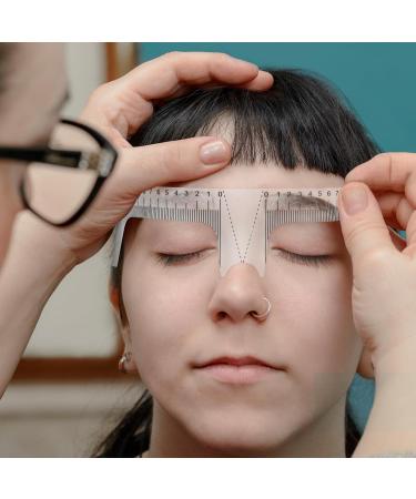 Angoily 10pcs Eyebrow Design Ruler Microblading Ruler Tools Eyebrow Ruler Tool Auxiliary Tool Eyebrow Shape - Buy Online on GoSupps.com