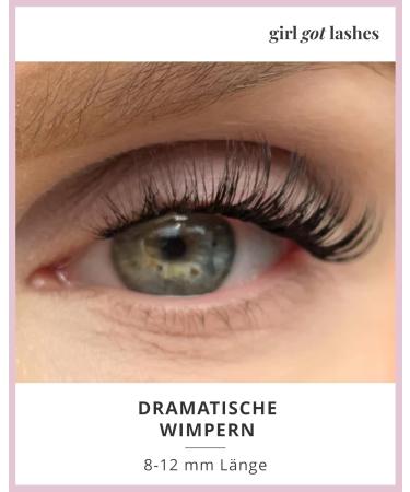 GirlGotLashes Mini Box Dear Darling - Vegan Handmade Eyelash Extensions Up to 7 Days Hold Black Band for Home Use - Buy Online on GoSupps.com