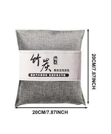 Charcoal Fresh - Auto Air Purification & Moisture Absorbing Charcoal Accessories for Wardrobe Study & Bedroom - Luxurious Gray - Buy Online on GoSupps.com