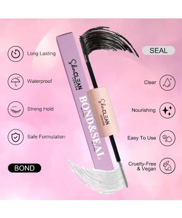 Skin Clean London Bond and Seal Super Strong Hold DIY Lash Glue - 2-in-1 Formula for Easy Application & Removal - Buy Online on GoSupps.com
