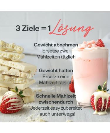  Shape Republic SHAPE REPUBLIC Strawbery White Chocolate 300g - Slimming Shake - Rich in Protein - Contains 24 Vitamins and Minerals - Dietary Shakes for Weight Loss - Buy Online on GoSupps.com