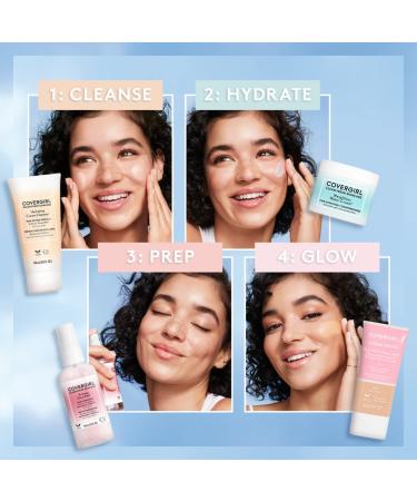 COVERGIRL Clean Fresh Skincare Priming Glow Mist - Rose Water & Vitamin C 3.3 Fl Oz - Buy Online on GoSupps.com