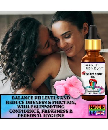 Premium Kiss My Yoni Oil Cotton Candy Body Lotion Non-Sticky Massage Oil 30ml Vegan Natural Organic Non-Toxic - Buy Online on GoSupps.com