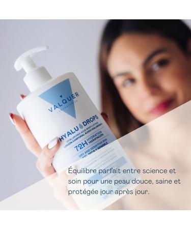  Valquer Laboratorios Valquer Hyaludrops Unscented Body Moisturiser Lotion for Dry and Sensitive Skin Up to 72 Hours of Nourishing Hydration with Hyaluronic Acid Niacinamide. 700 ml. - Buy Online on GoSupps.com