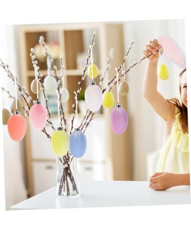 DEARMAMY 12pcs Easter Eggs Easter Hanging Door Ornament Easter Party Favor Egg Ornament Egg Shape Accessories - Buy Online on GoSupps.com