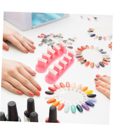 minkissy 2 Boxes Tip Stand for Nails Tip Display Stand Nail Training Rack Nail Practice Rack Base Triple - Buy Online on GoSupps.com