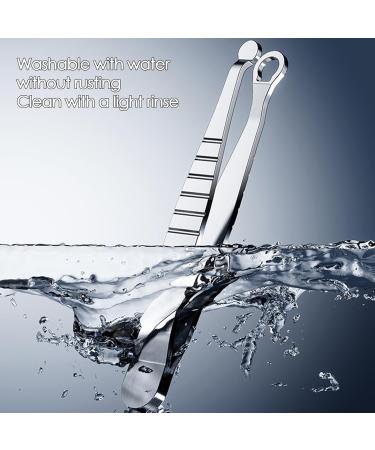 Eyebrow Tweezers Nose Hair TrimmerAnti Slip Round Tip Shavers Precisely For and Dry Shaving Sensitive Skin Care Travel Body and Ear - Buy Online on GoSupps.com