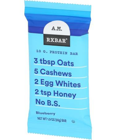 RxBar Blueberry Protein Bars - Gluten Free 12 Pack (1.94 oz each) | Healthy Snacks for International Shipping - Buy Online on GoSupps.com