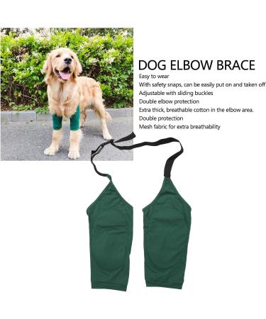 Adjustable Breathable Dog Elbow Brace Effective Recovery Pet Elbow for Small Medium Large Dogs with Leg Wounds (2XL) - Buy Online on GoSupps.com