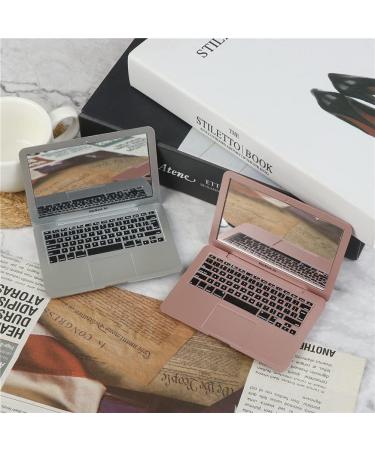 Mini Laptop Mirror Set - Portable, Clear & Cute Makeup Mirrors for Travel (2pcs) - Buy Online on GoSupps.com
