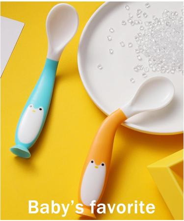 4PC Curved Baby Spoon Set - Lifine Bent Cutlery for Self-Feeding Toddlers | Ideal Baby Feeding Accessories - Buy Online on GoSupps.com