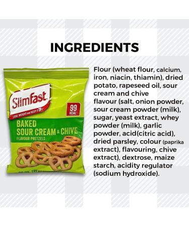 AETN Creations Low-Calorie Snack Pack of 30-15 Cheddar Bites 15 Sour Cream and Chive Flavoured Slim Fast Crisps plus AETN Fridge Magnet and Meal Planner - Buy Online on GoSupps.com