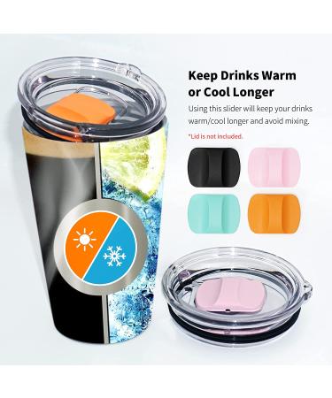 Yeti Lid Replacement Slide Block for 10 oz - 30 oz Tumblers (Black Orange Teal Pink) - Buy Online on GoSupps.com