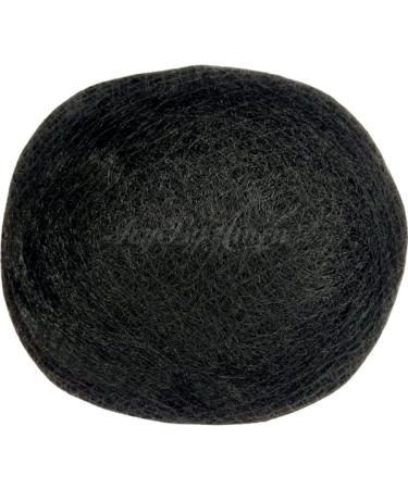 ICYBYAMON Round Hair Padding Chignon Add Volume Puff Hair Bun Maker For Lift Updo Extension Accessory Hair Style (EXTRA LARGE Black) EXTRA LARGE Black