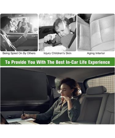 Zatooto Sun Protection Car Side Window - UV Protection Magnetic Privacy Screen | Darkening Curtains | 4-Piece Set for Ultimate Sunshade - Buy Online on GoSupps.com