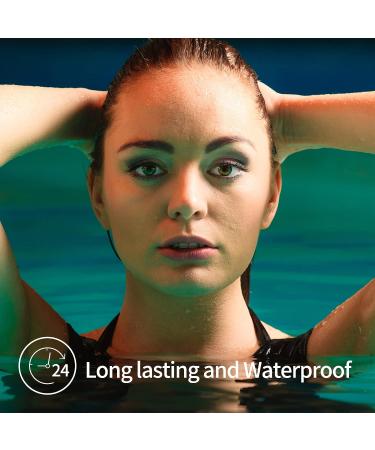 Boobeen Eyebrow Stencil Kit - Waterproof Pomade Gel with 10 Stencils & Brush, Medium Brown Brow Makeup for Women - Buy Online on GoSupps.com