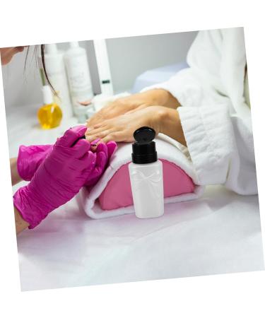 minkissy Manicure Pressure Bottle Pump Dispenser For Nail Polish Makeup Cleansing Water Sealable With Reusable Cleansing Liquid Container - Buy Online on GoSupps.com