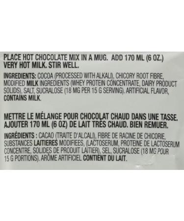 Gourmet du Village Hot Chocolate No Sugar Added Double Truffle 15 Grams - Buy Online on GoSupps.com