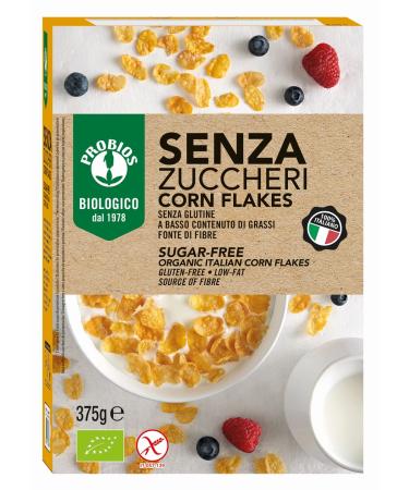 Probios Organic Probiotic Corn Flakes - Sugar Free - 375g Pack