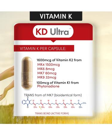 Arthur Andrew Medical KD Ultra K2 with Vegan D3 - 90 Capsules | Full Spectrum Vitamin Support - Buy Online on GoSupps.com
