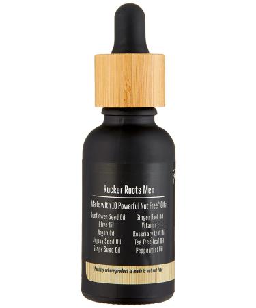 Rucker Roots x King Beard Oil - Nut-Free Blend with 10 Powerful Oils for Healthy Hair Growth, Moisture Lock, and Smooth & Shiny Results - Buy Online on GoSupps.com