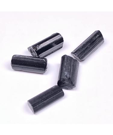 Natural Crystals and Stones 5 Pack Natural Black Tourmaline Crystal Rough Specimens Crystal Stones Gems Raw Minerals for Decoration QINTINYIN Natural Luster 11-20mm - Buy Online on GoSupps.com