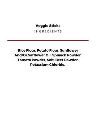 Daily Crave Veggie Sticks 1oz (24 Pack) - Non-GMO, Gluten-Free, Vegan Snack - Buy Online on GoSupps.com