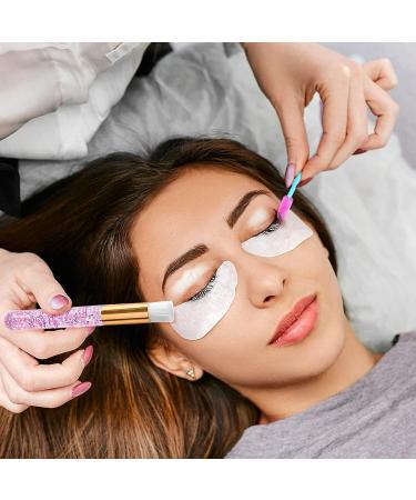 TUZAZO 40 Pieces Pink Lash Shampoo Brushes Set - Crystal Eyelash Extension Cleanser Brushes with Travel Tubes - Facial Cleansing Brush Set - Buy Online on GoSupps.com
