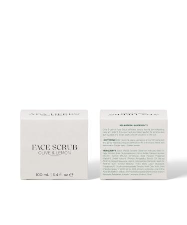 Skin & Hair Care Face Scrub Exfoliating Olive & Lemon Extracts for All Skin Types | Made in France - Buy Online on GoSupps.com