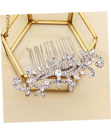 PLAFOPE 1pc Comb Rhinestone Bobby Pins Bridal Headpieces for Wedding Bride Hair Clip Headwear Decor Bride Headpieces for Wedding Rhinestone Headdress Pearl Hair Pin Pearl Hair Clip Alloy - Buy Online on GoSupps.com