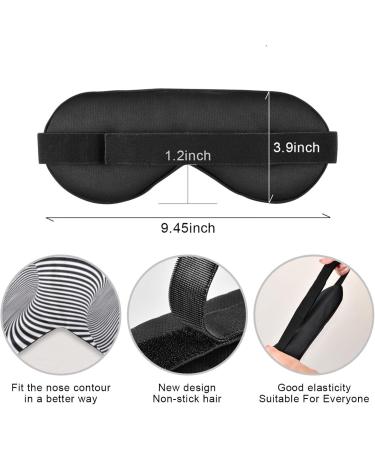 Premium Sleep Mask - Light Blocking Eye Masks for Travel & Optimal Sleep - Buy Online on GoSupps.com