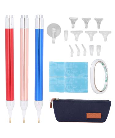 Art Light Pen Painting Drill Pen Set Easy Use for Women Girls for Nail Art DIY Craft