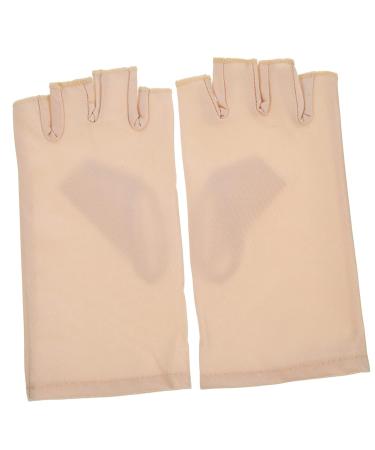 Beavorty 3 Pairs Nail Gloves Fingerless Gloves for Women Workout Nail Lamp Uv Fingerless Gloves for Driving Uv Gloves for Gel Manicures Nail Gel Nail Supplies Spandex Miss - Buy Online on GoSupps.com